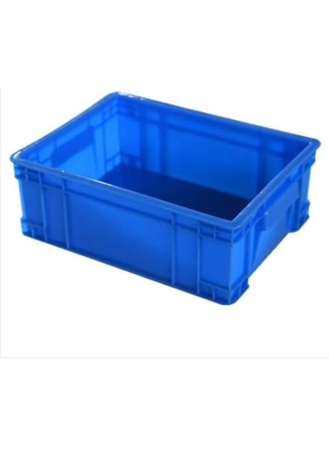 Multi-purpose plastic storage boxes 48*38*18H (blue) rectangular, single piece - Image 4